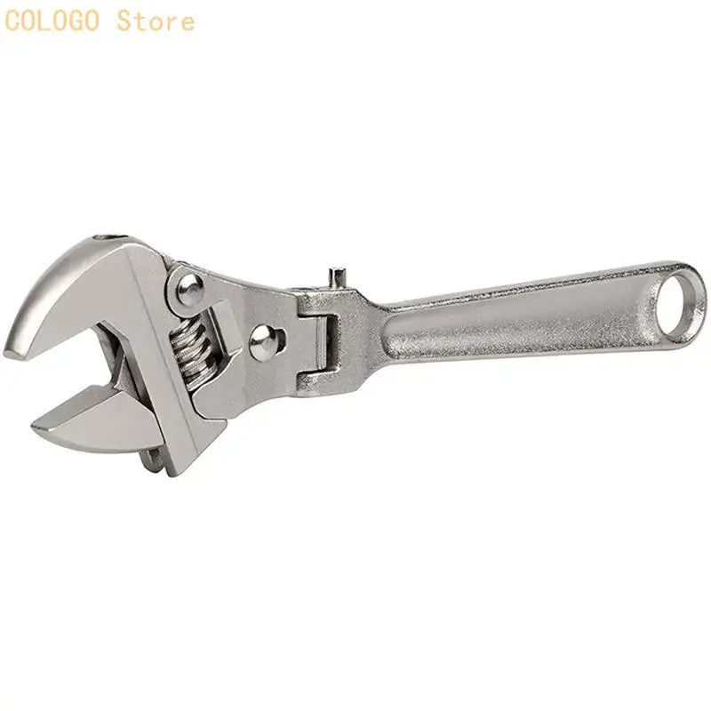 Adjustable Ratchet Wrench 180° Rotating Head – Carbon Steel Adjustable Ratchet Wrench Qme 10 inch CN