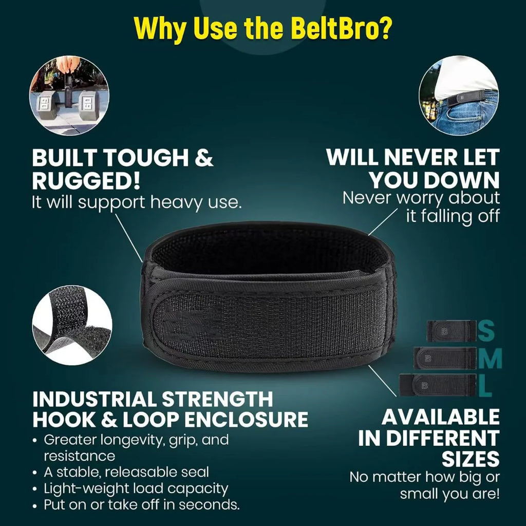 Adjustable Elastic No-Buckle Invisible Belt for Jeans & Pants Elastic Invisible Belt Qme
