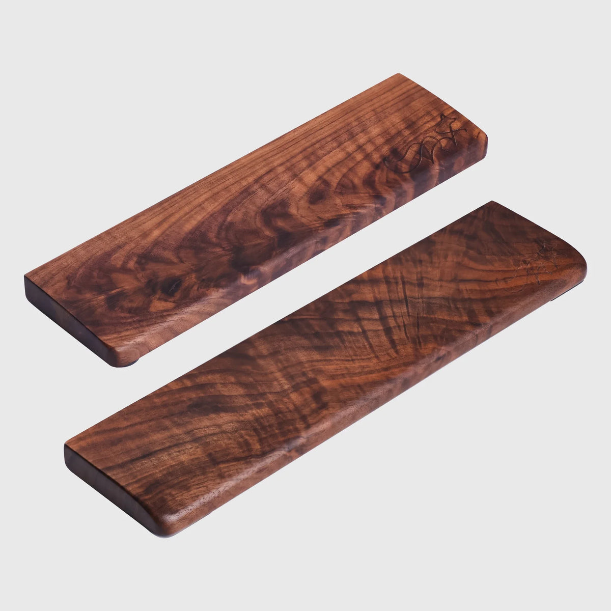 Chosfox 75% Layout Black Walnut Wood Keyboard Wrist Rest Pad Keyboard Wrist Rest Qme