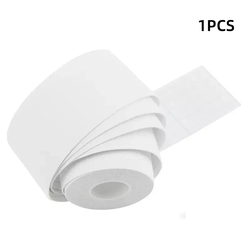 Kinesiology Sports Tape – Elastic, Waterproof, 18 Colors, 5m x 5cm Kinesiology Sports Tape Qme White-1pcs