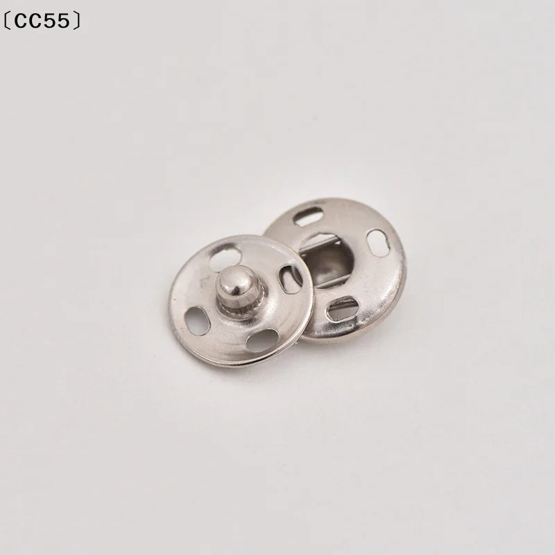 Sewing Hooks & Eyes Snap Buttons Kit – 50/100 Pairs DIY Set Sewing Snap Buttons Qst