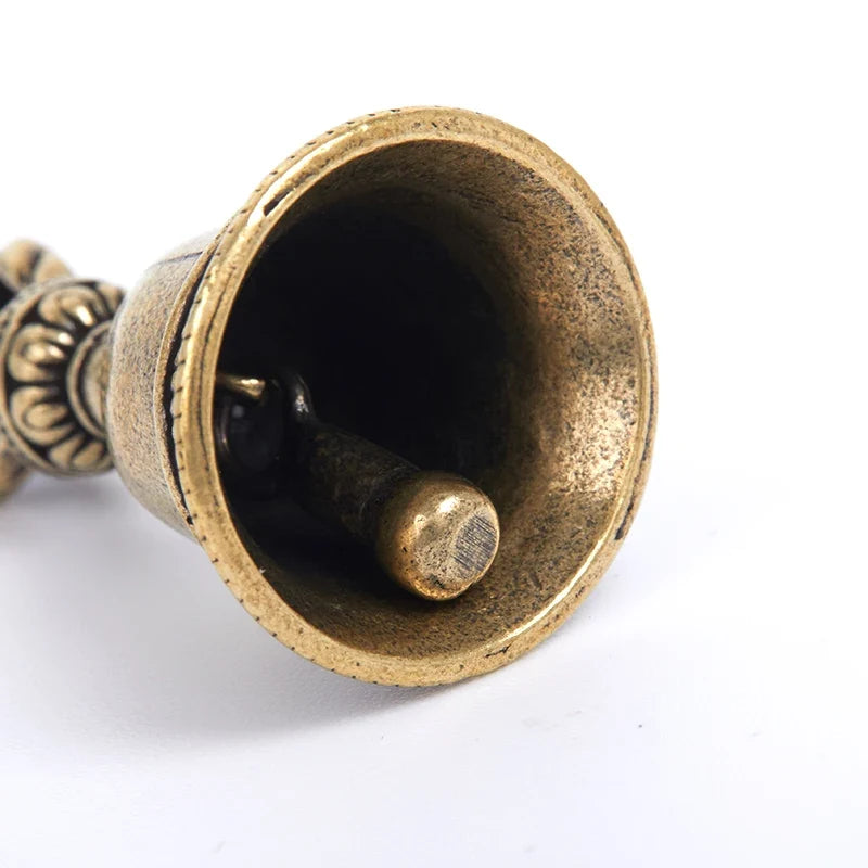 Tibetan Brass Drop Bell – Copper Wind Bell Keychain Decor Decorative Bell Charm Qme