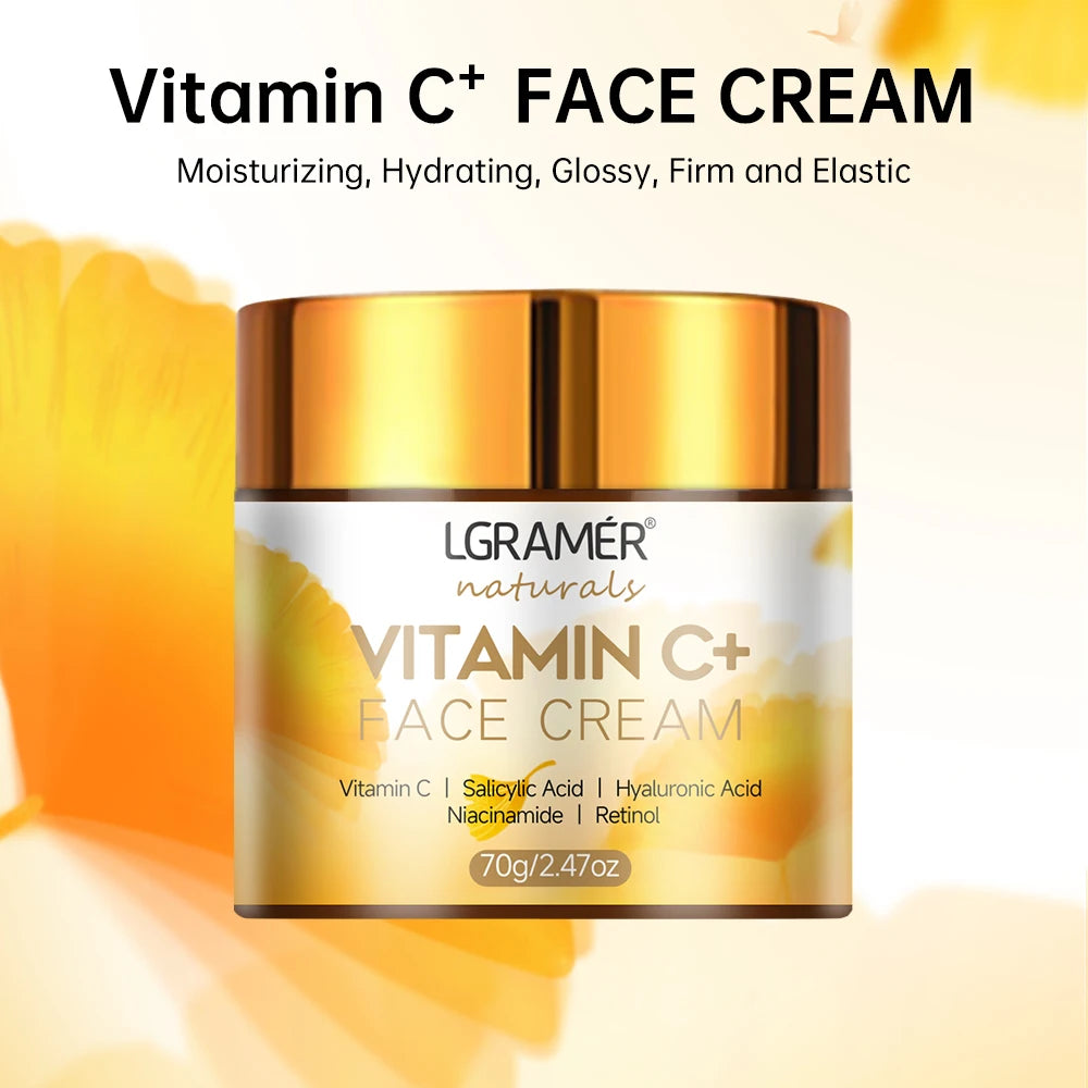 YOUNGCOME Vitamin C Retinol Face Cream – Firming & Bright Face Moisturizer Cream Qst
