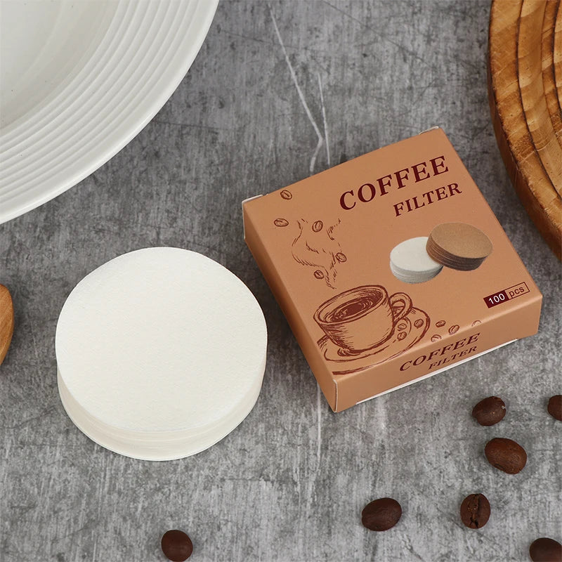 Espresso Puck Screen Paper Filters 54–68mm | 100 Pack Espresso Coffee Filter Qme
