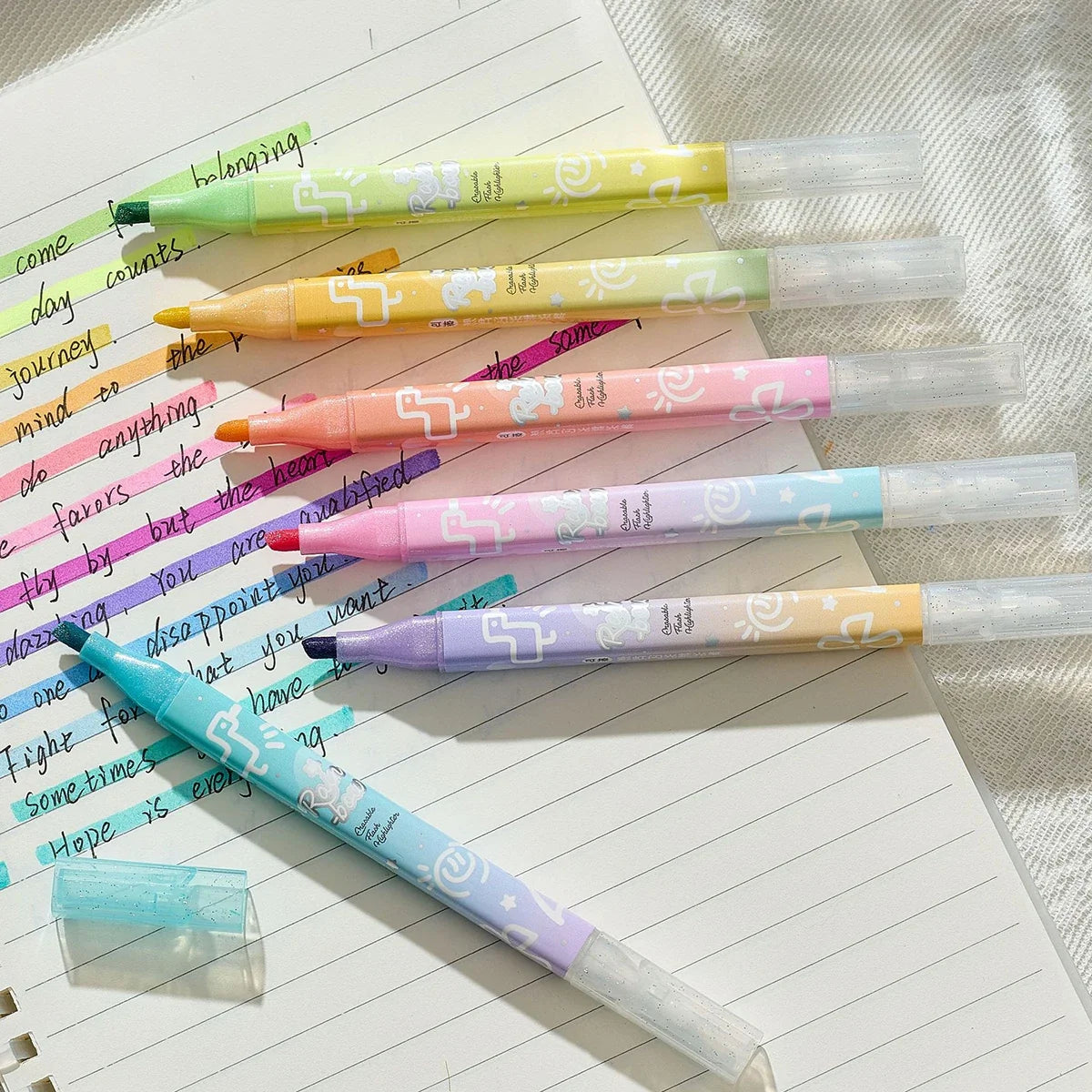 Erasable Glitter Highlighter Pens – Scrapbooking & DIY Craft Glitter Highlighter Pens Qme