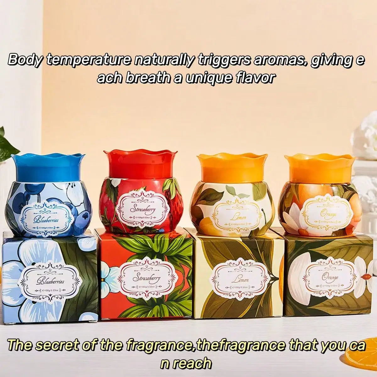 FORMBO Aromatherapy Cream Candle – Natural Fragrance Home Scent Aromatherapy Candle Qme