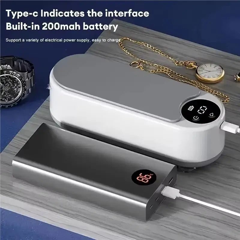 Ultrasonic Eyeglasses Cleaning Machine – Portable Auto Cleaner Ultrasonic Cleaner Qme