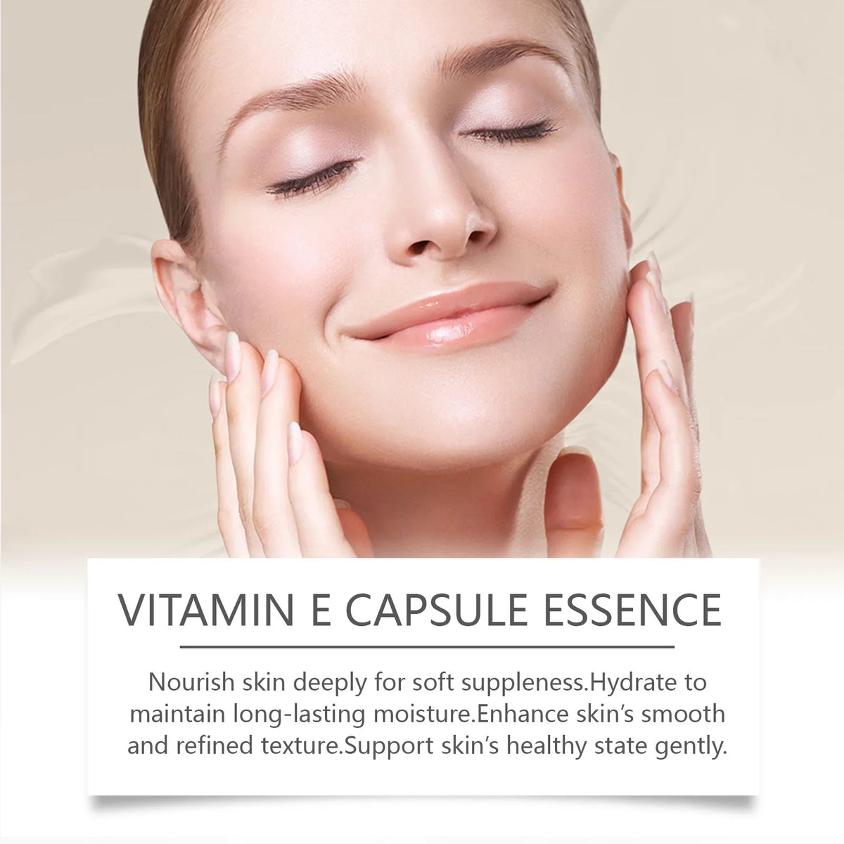 Vitamin E Face Serum Capsules – Hydration & Brightening | Qme Face Serum Capsules Qme