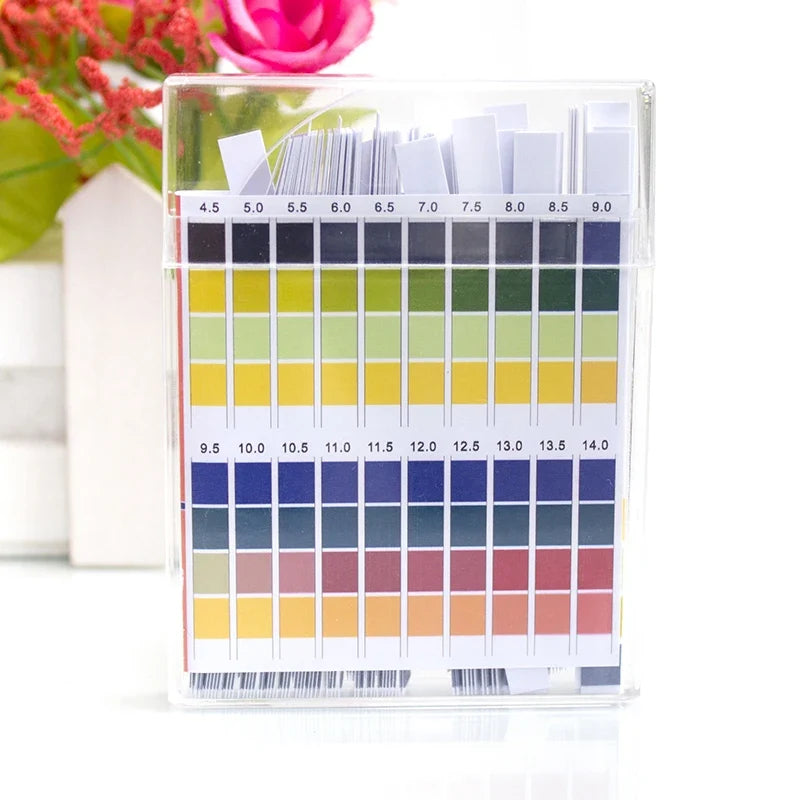 pH 0-14 Test Strips – 100pc Litmus Paper Indicator pH Test Strips Qme