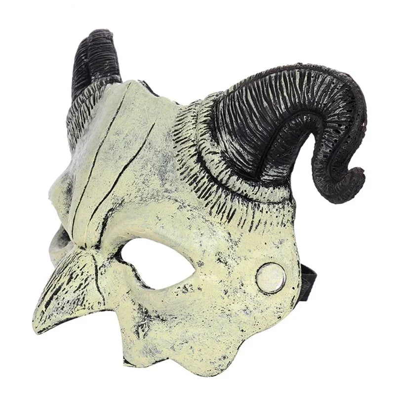 Devil Demon Bull Mask – Halloween Cosplay Masquerade Party Costume Mask Qst