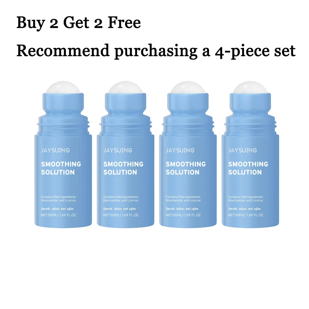 50ml After-Shave Soothing Roller – Centella Pore Care After-Shave Roller Qst 4 pcs Other