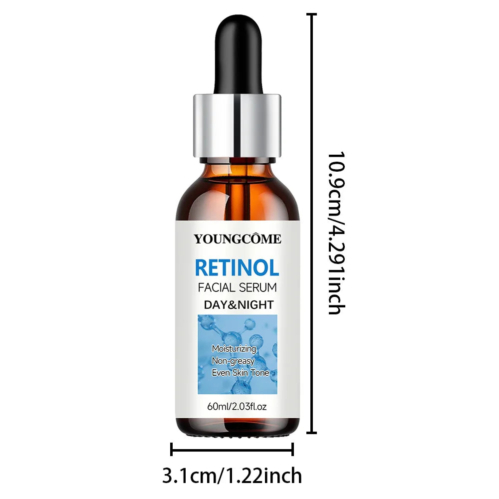 YOUNGCOME Retinol Facial Serum – Firm, Brighten & Hydrate Retinol Face Serum Qst 60ml