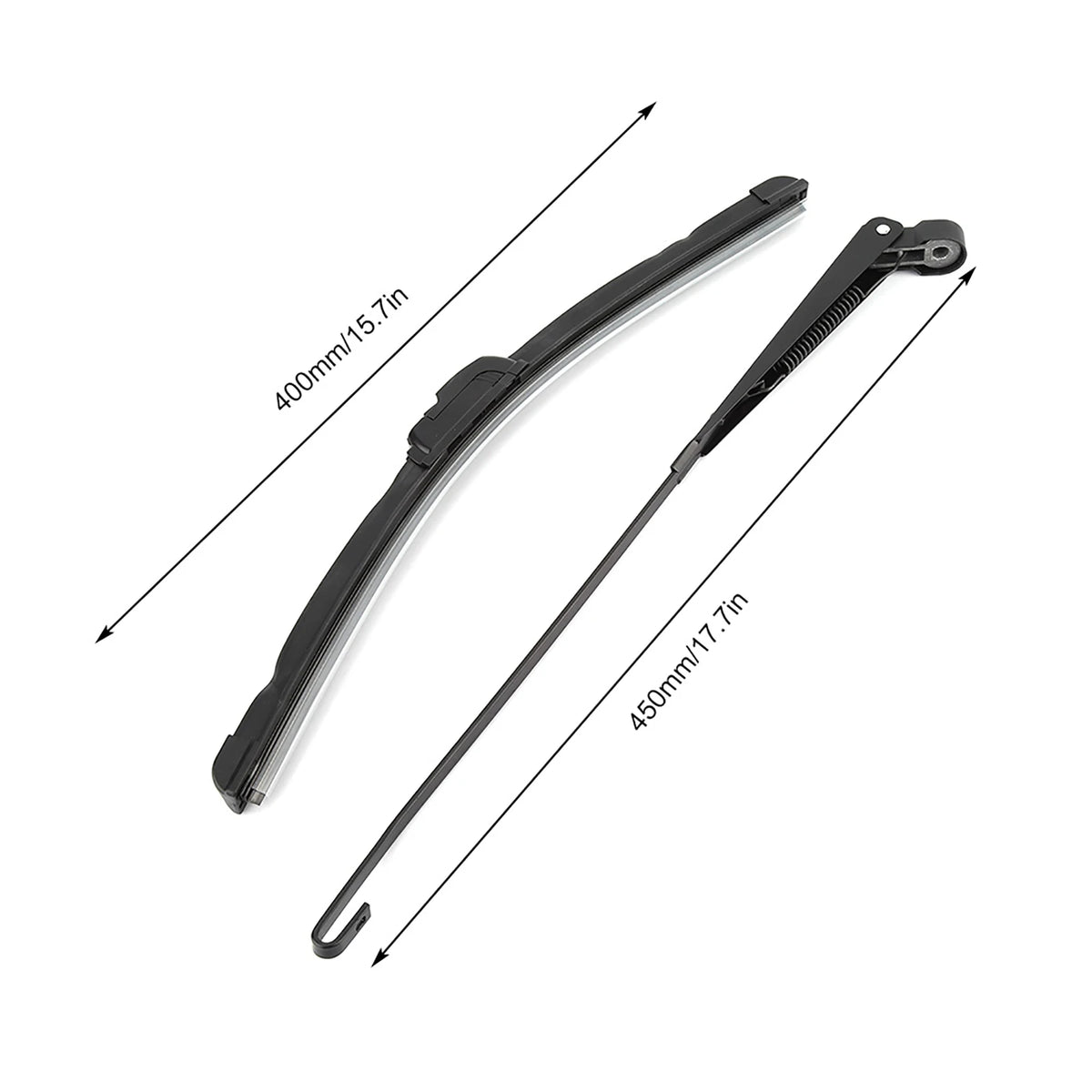 UTV Manual Hand Operated Windshield Wiper Blade Kit UTV Wiper Kit Qst