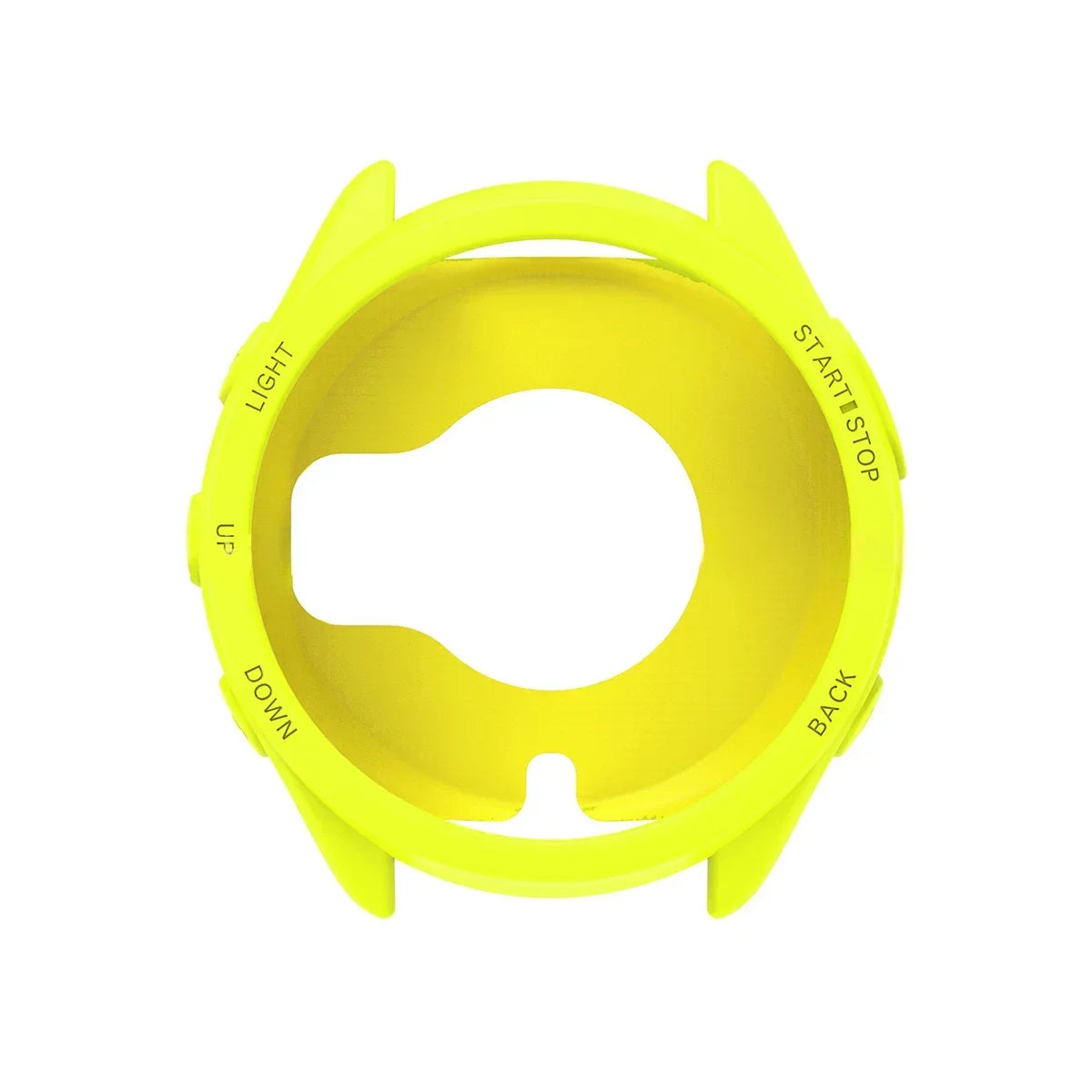 Silicone Case for Garmin Forerunner 965 – Scratch Protection Cover Watch Protection Case Qme Yellow for Forerunner 965