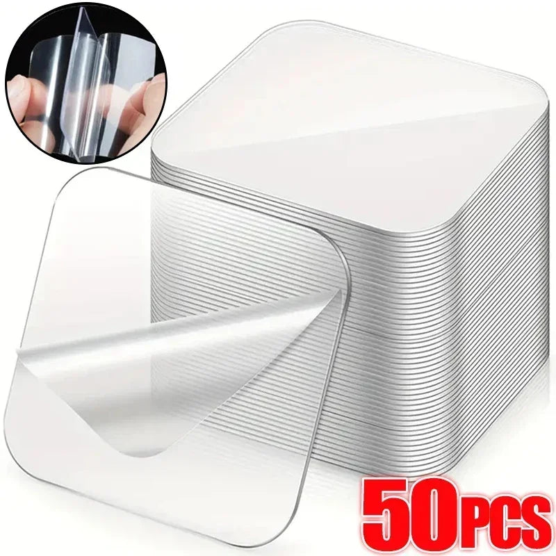 Double Sided Nano Adhesive Tape – Clear, Reusable & Waterproof Nano Adhesive Tape Qme