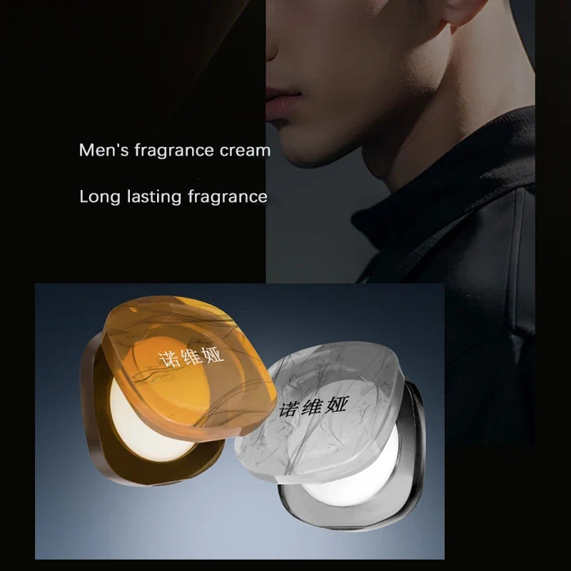 Men's Solid Fragrance Cream – Long-Lasting Fresh Scent Solid Fragrance Cream Qme