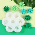 3D Rose Peony Silicone Molds for Candles, Resin & DIY Crafts Silicone Craft Mold Qme succulent