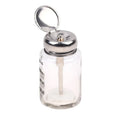 100ml Glass Airless Pump Bottle – Refillable Nail Polish Remover Refillable Pump Bottle Qme onesize