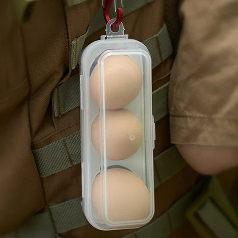Portable Shockproof Egg Storage Box for Camping & Travel Egg Storage Carrier Qme