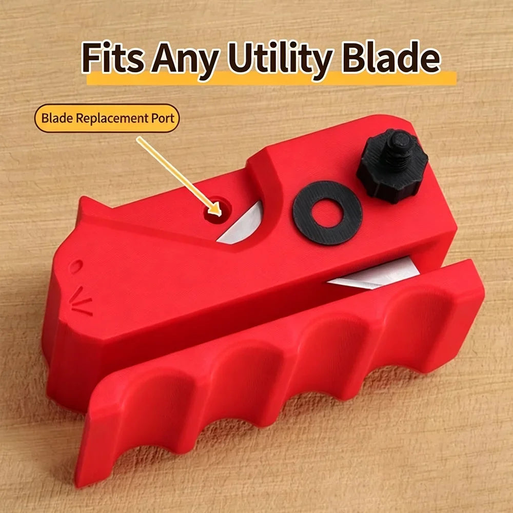 Cat-Shaped Cardboard Strip Cutter | 3D Printed DIY Tool Cardboard Strip Cutter Qme