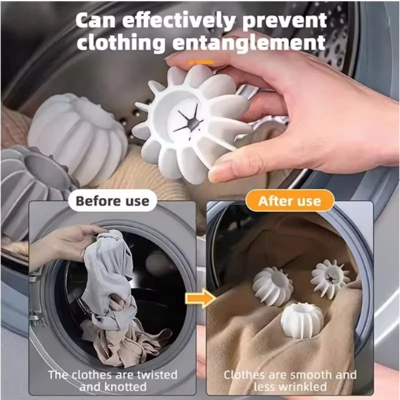 Silicone Laundry Ball – Reusable Pet & Cat Hair Remover Laundry Hair Remover Qst