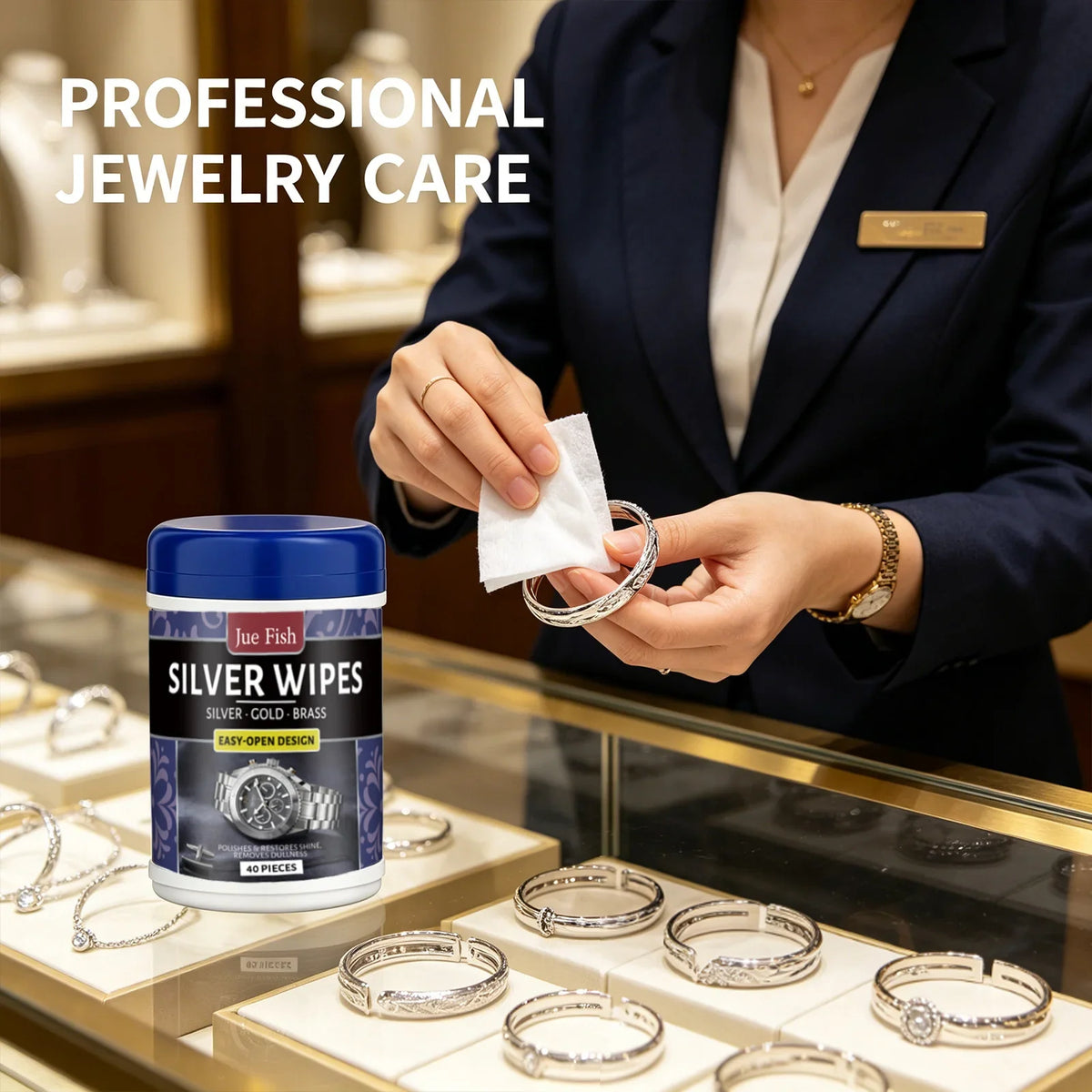 Silverware Polishing Wipes – Clean, Shine & Remove Tarnish Silver Polishing Wipes Qme