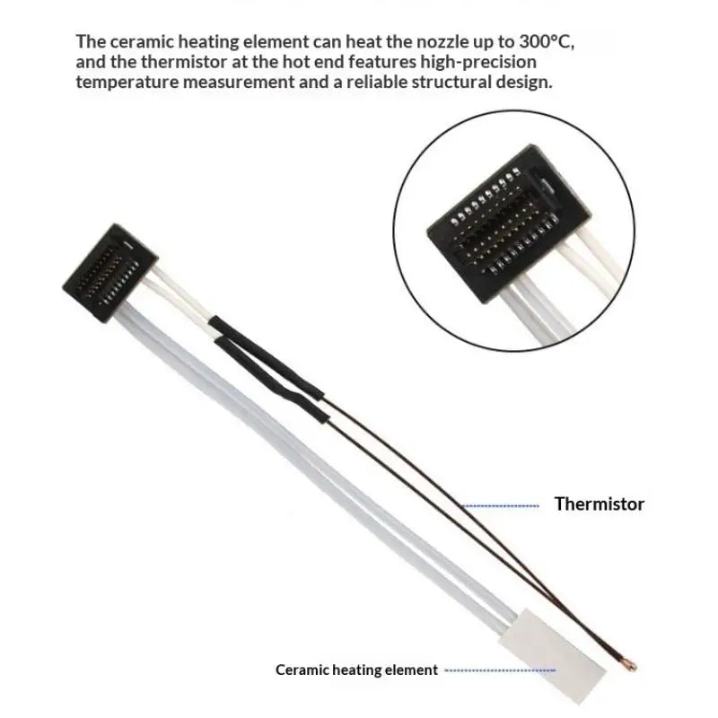 Bambu Lab P1P P1S Ceramic Heating Plate & Thermistor Sensor 3D Printer Part Qme