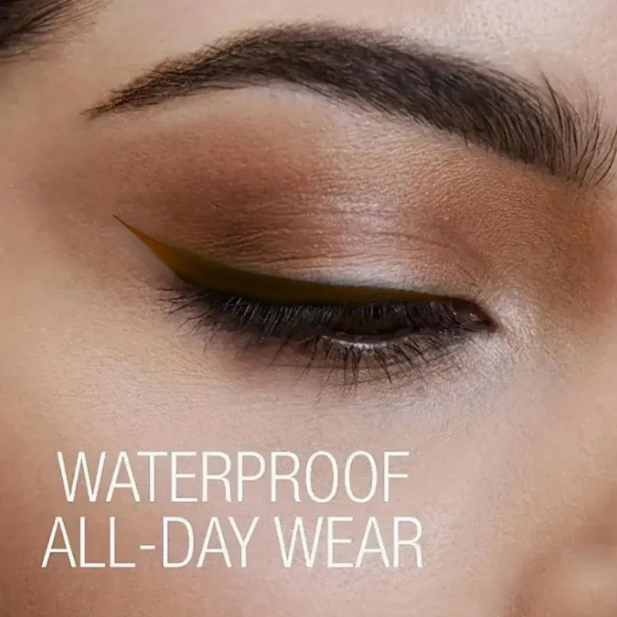 Women's Brown Liquid Eyeliner – Waterproof Long-Lasting Liner Liquid Eyeliner Qme