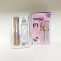 2-in-1 Electric Eyebrow Trimmer & Facial Hair Shaver Women Electric Eyebrow Trimmer Qst Colors-1pc