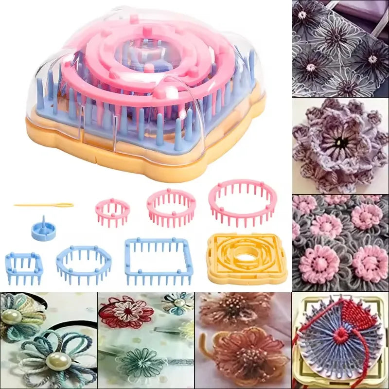 DIY Flower Loom Weaving Kit – Handmade Flower Making Tool Flower Loom Kit Qme