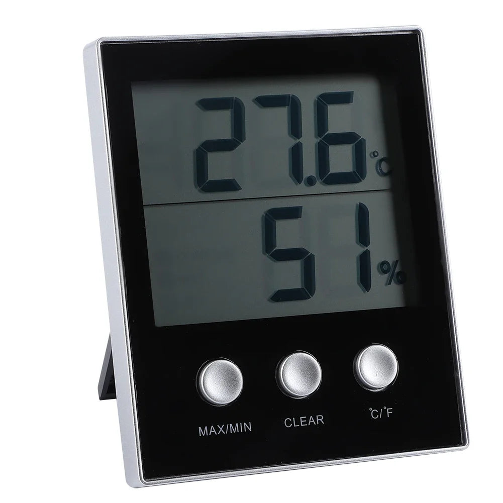 LCD Digital Thermometer Hygrometer – Indoor Temp & Humidity Digital Hygrometer Thermometer Qme
