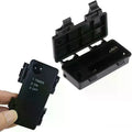 2-Section AA Battery Holder 3V Waterproof Dustproof Wired Battery Holder Qme Default Title