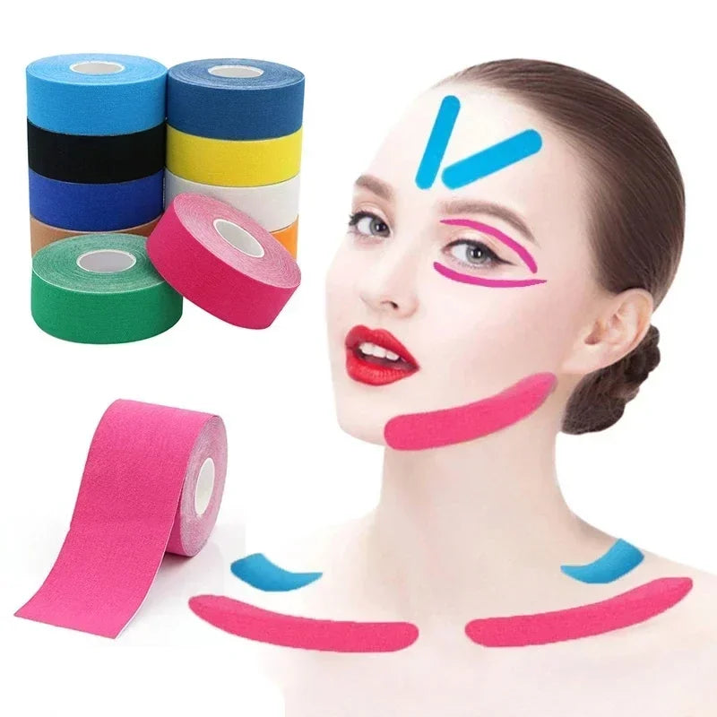 Facial Kinesiology Lifting Tape – V-Line, Neck & Eye Facial Lifting Tape Qme