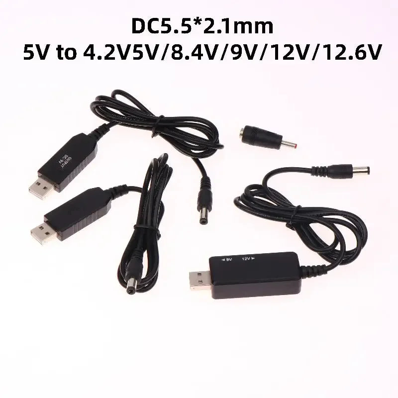 DC 5V to 12V USB Boost Converter Cable – WiFi Router & Modem USB Voltage Converter Qme