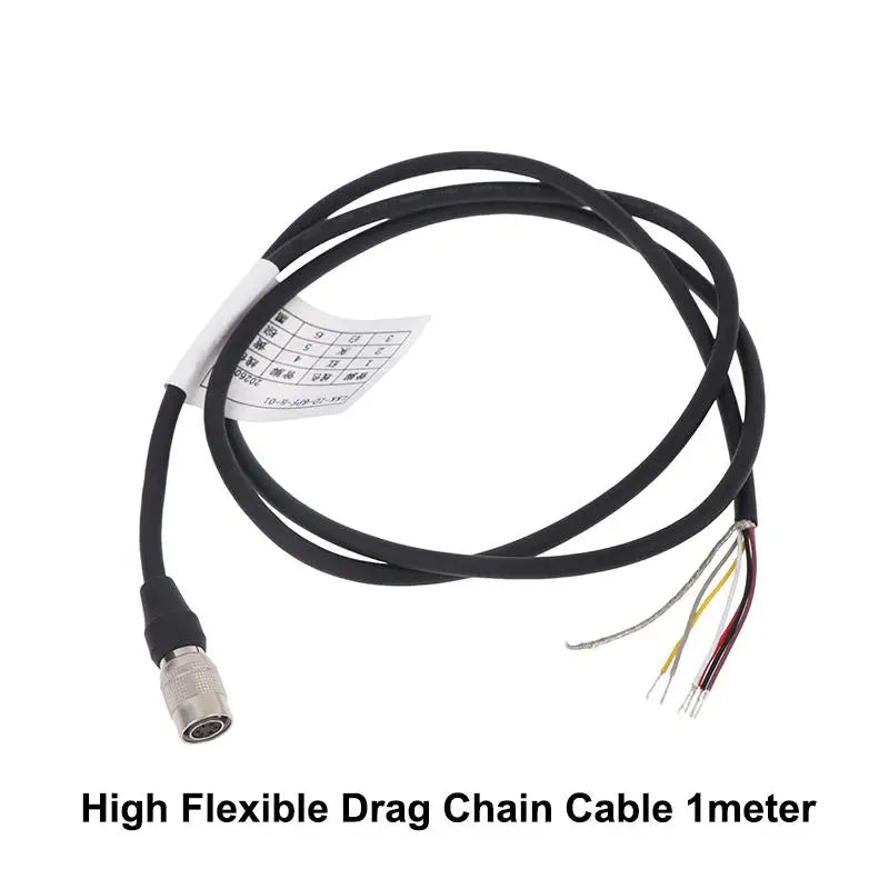 HR10A-7P-6S 6-Pin Industrial Camera I/O Trigger Cable & Adapter Industrial Camera Cable Qme B 1m