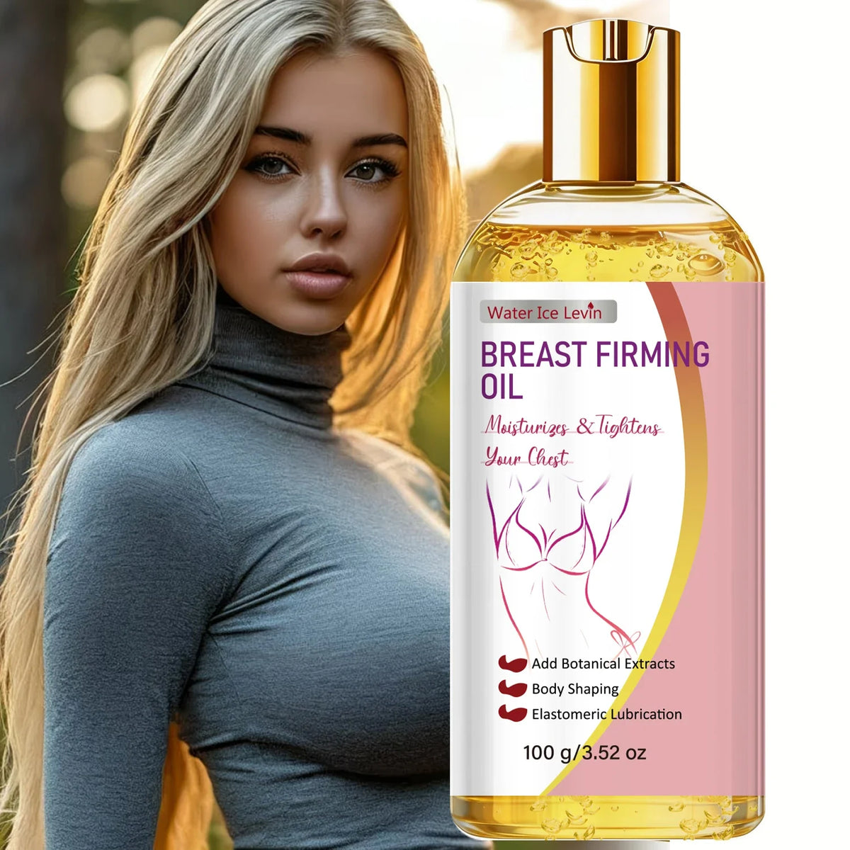 Firming Body Oil with Collagen & Hyaluronic Acid | Moisturizer Firming Body Oil Qme