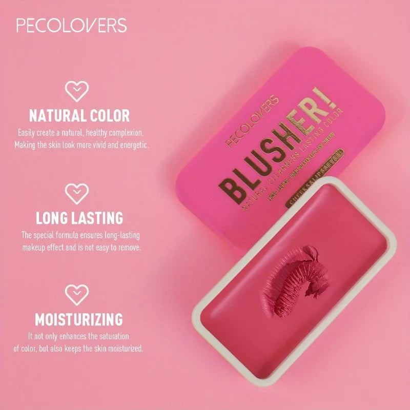 PECOLOVERS Waterproof Cream Blush – Long-Lasting All Skin Tones Cream Blush Qme