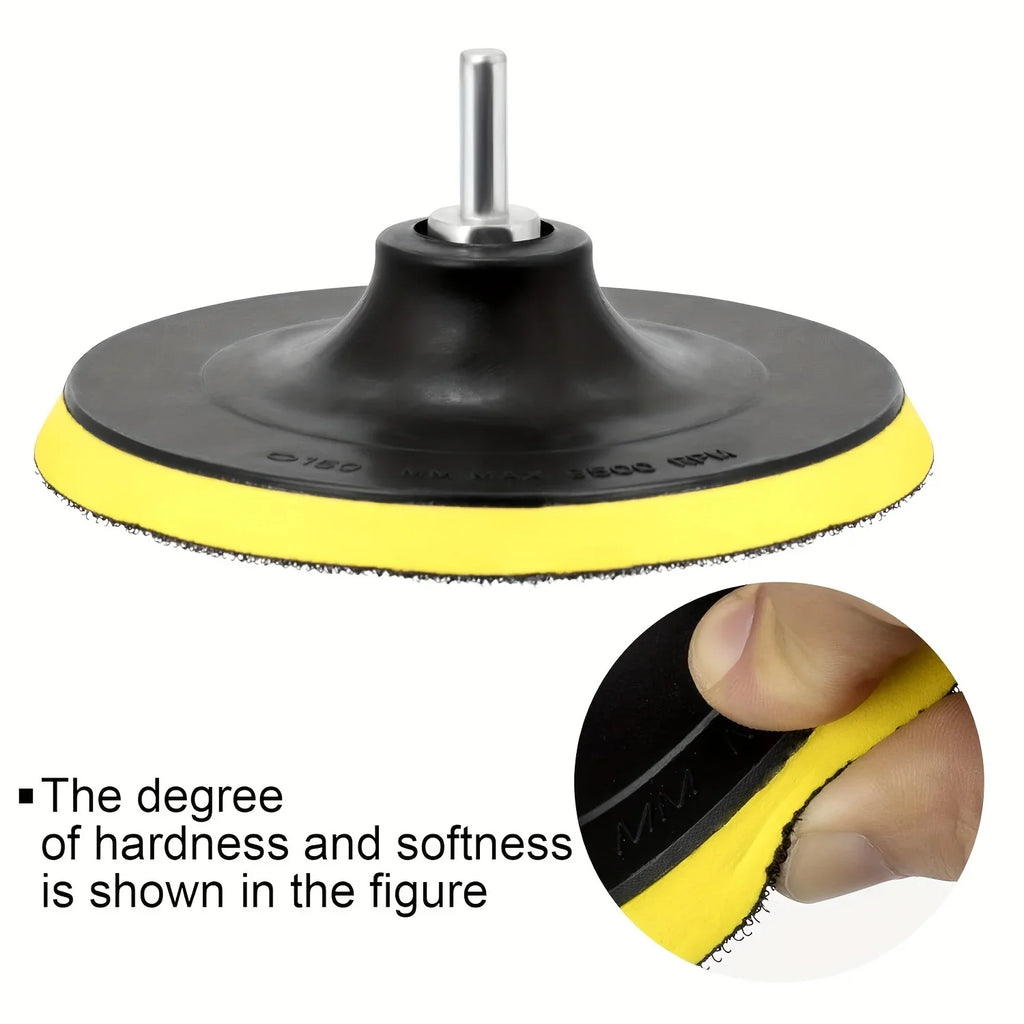Hexagonal Threaded Drill Adapter Sanding Pad for Grinders Drill Adapter Qme