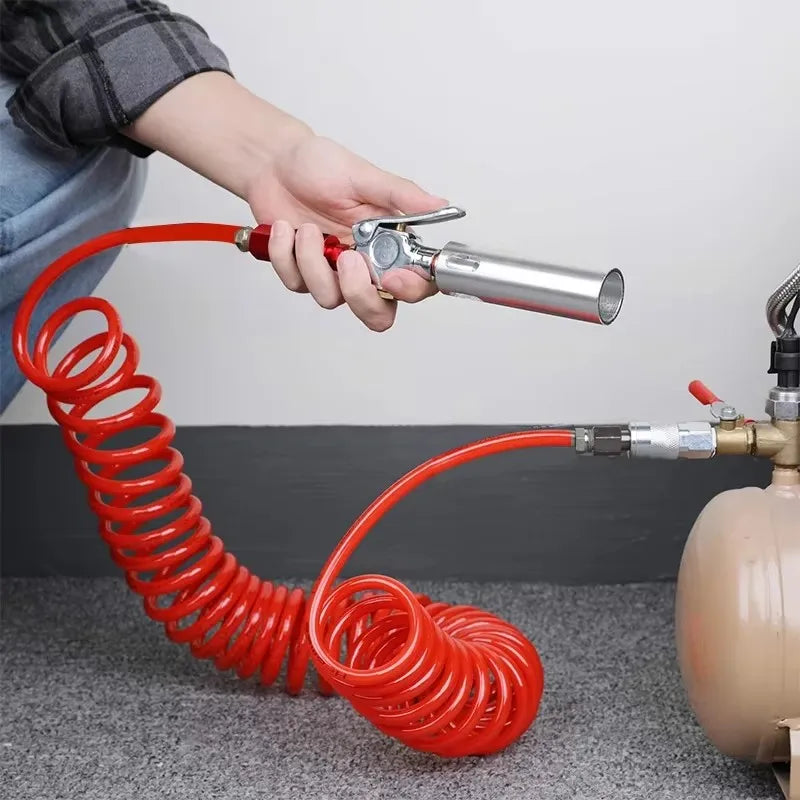 Pneumatic Spiral Coiled Air Hose for Air Compressors Pneumatic Air Hose Qme