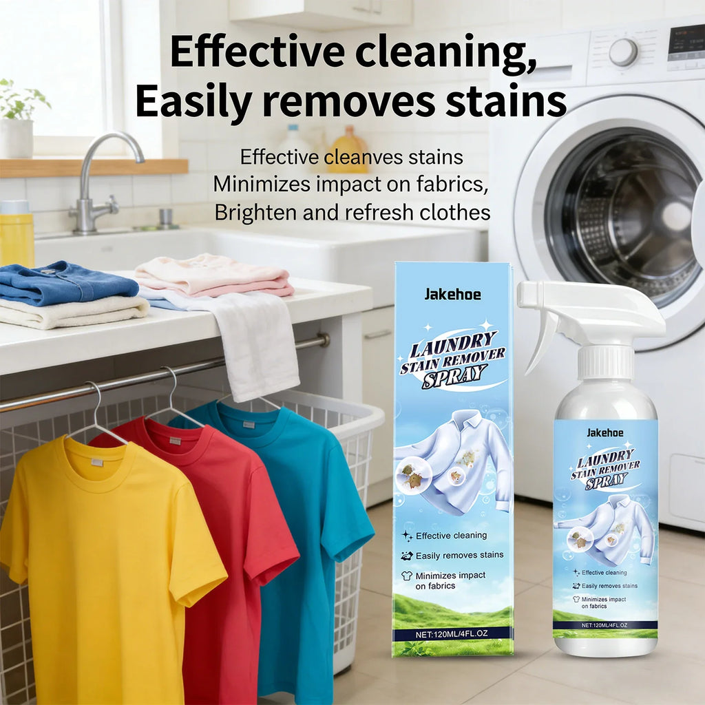 Clothes Stain Remover Spray – Odor Eliminator | 3 Scents Laundry Stain Spray Qme