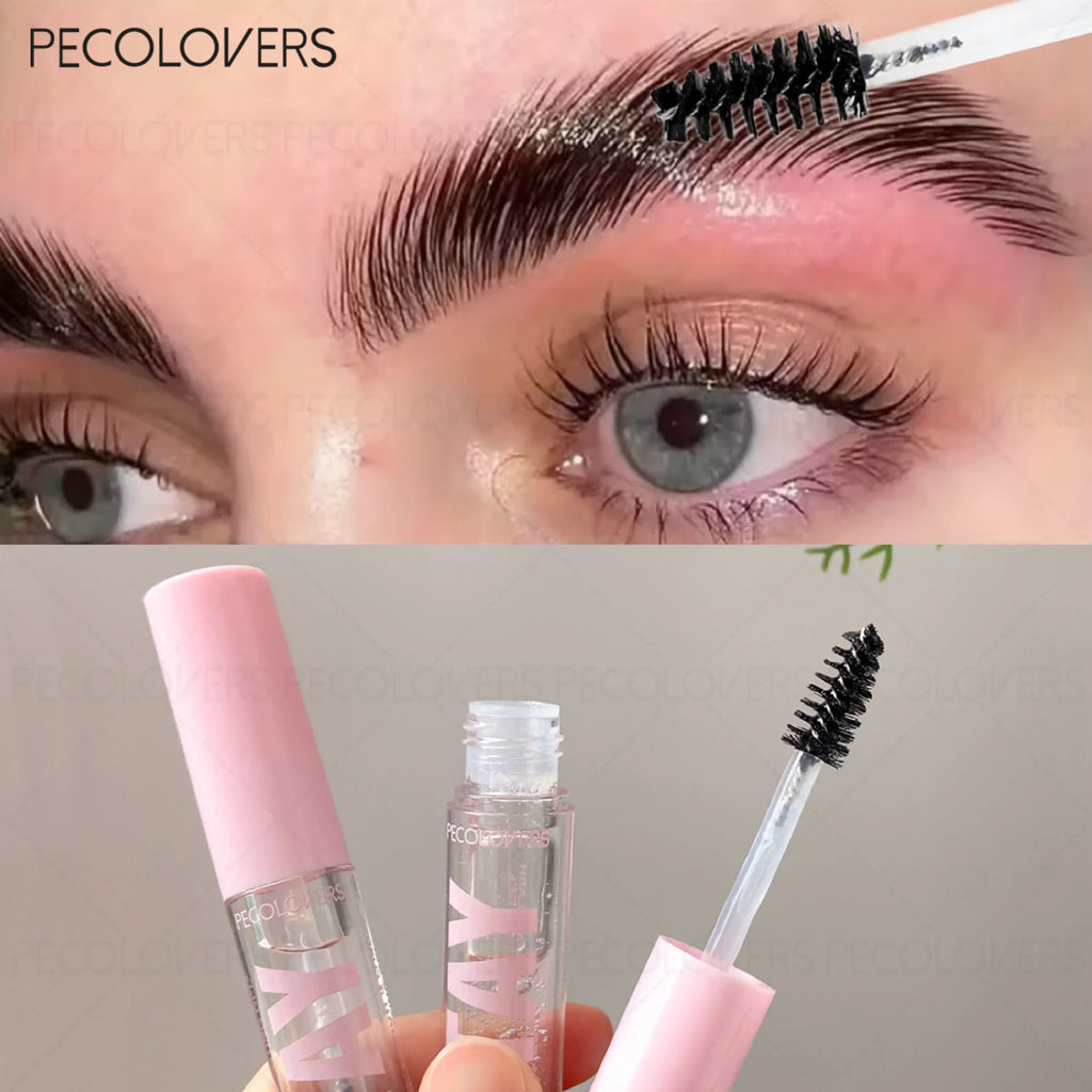 Qme Transparent Strong Hold Eyebrow Gel – Clear Brow Setter Eyebrow Styling Gel Qme