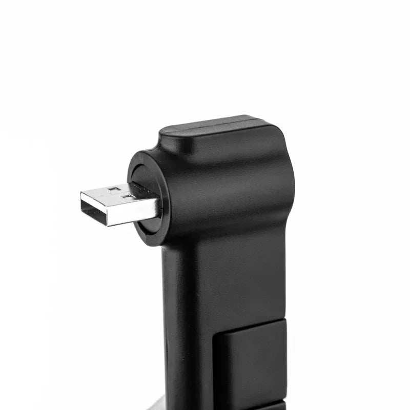 4-Port USB 2.0 Hub Splitter – Rotatable Pipe Design | Qme USB Hub Splitter Qme