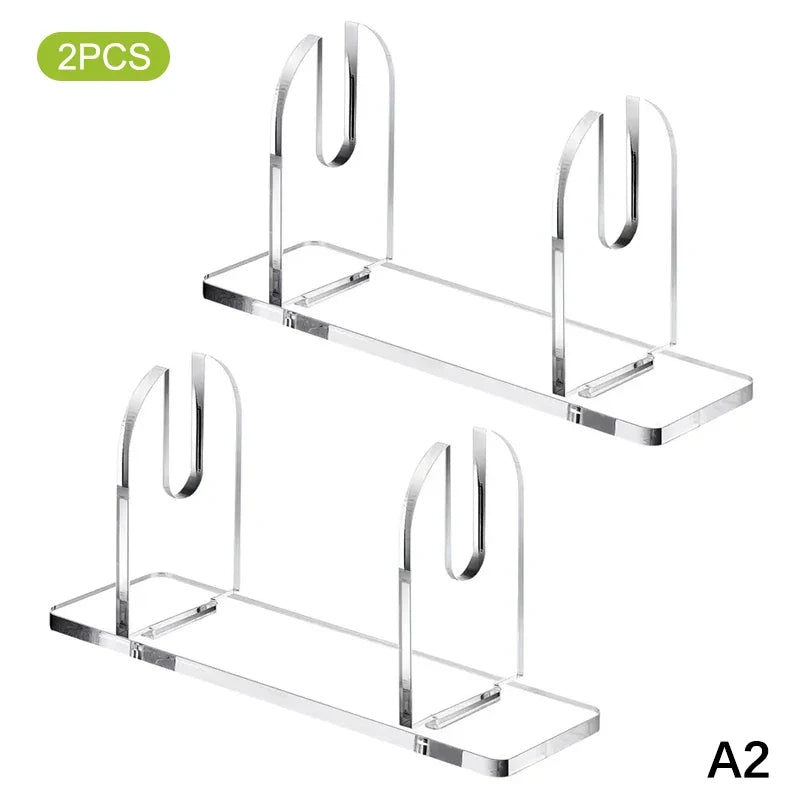 Acrylic Fan Display Stand – Foldable Holder for Hand Fans Fan Display Stand Qme A2
