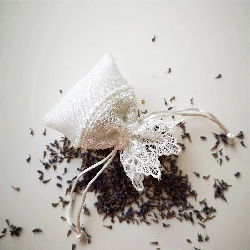 Lace Wedding Candy Bags Brocade Drawstring Embroidery 10pcs Wedding Favor Bags Qme