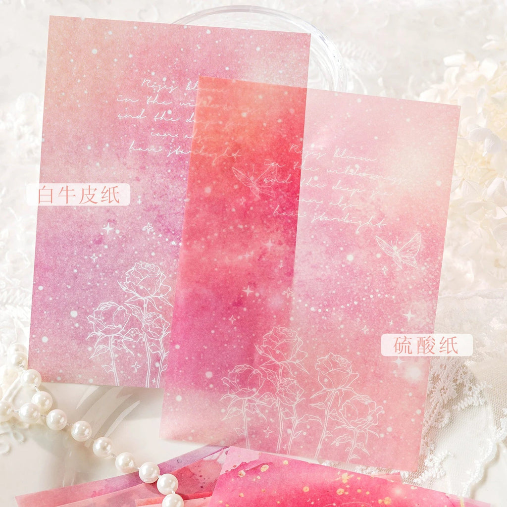 20-Sheet Colour Background Paper – DIY Scrapbooking & Journaling Scrapbooking Paper Qme