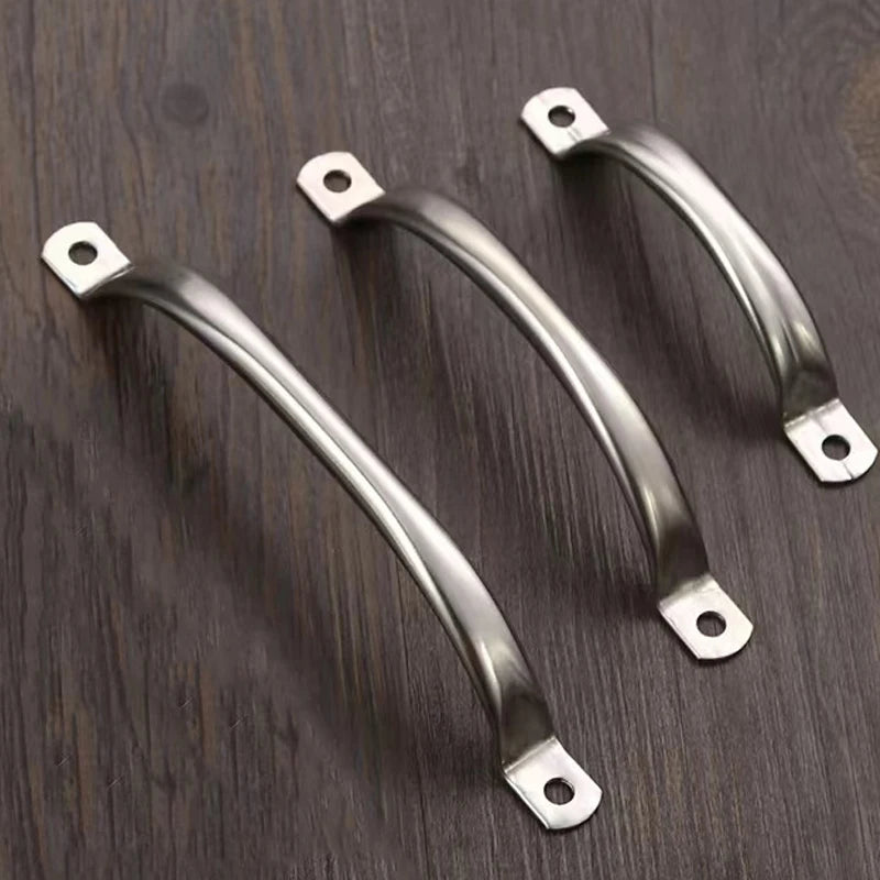 2-Pack Brushed Stainless Steel Cabinet Handles & Drawer Pulls Cabinet Drawer Pulls Qst