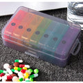 7-Day 14-Grid AM PM Pill Organizer – Portable Weekly Case Weekly Pill Organizer Qme B M