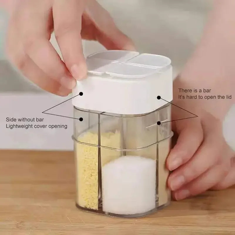 Camping BBQ Spice Seasoning Jar – Outdoor Cooking Dispenser Spice Seasoning Jar Qme