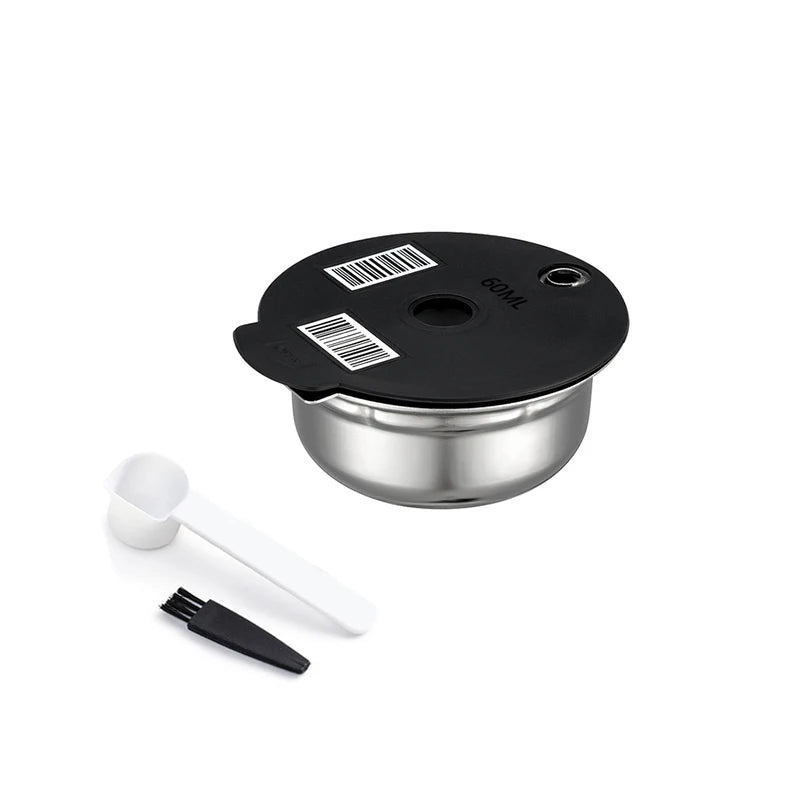 Reusable Coffee Pods for Tassimo Bosch – Stainless Steel Reusable Coffee Pods Qst 60ml-stainless