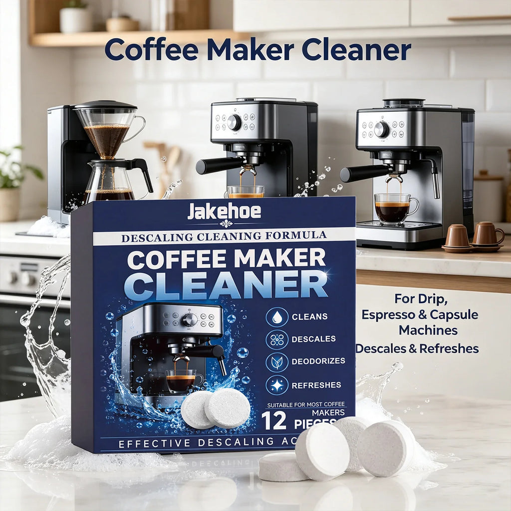 Coffee Maker Descaling Tablets – Clean, Deodorize & Restore Coffee Machine Cleaner Qme
